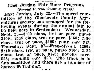 East Jordan Fair - July 1906